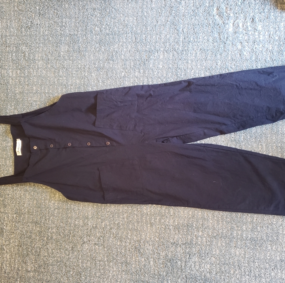 Navy overalls